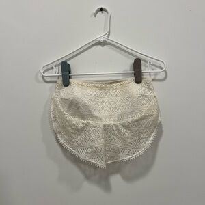 Victoria's Secret Cream Lace Swim Top